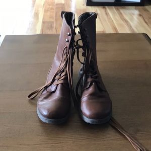 Brown Lace boots